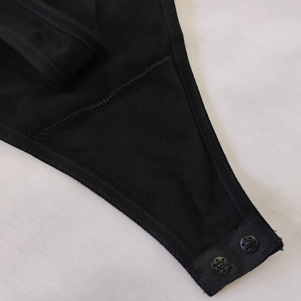 Women's Size M PINK Victoria's Secret Black "Game On" Football Sports Bodysuit - Picture 11 of 15